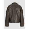 Jack & Jones JJXX Γυναικείο Μπουφάν JXFRIDA Δερμάτινο Washed Biker 12262131-Braken Washed(Καφέ)