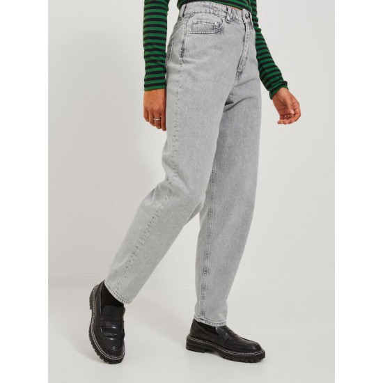 Jack & Jones JJXX Γυναικείο Jean Lisbon Mom Fit High Waist 12236344-Light Grey(Γκρι)