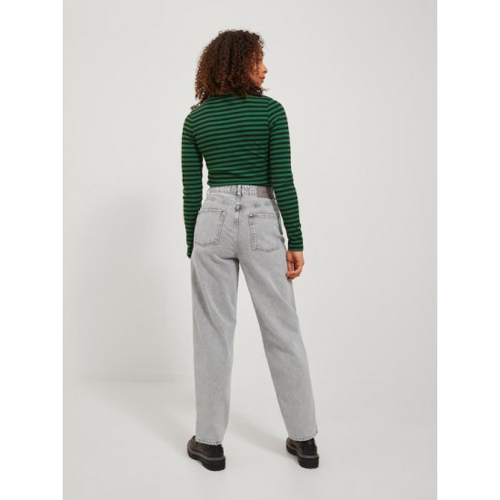 Jack & Jones JJXX Γυναικείο Jean Lisbon Mom Fit High Waist 12236344-Light Grey(Γκρι)
