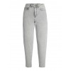 Jack & Jones JJXX Γυναικείο Jean Lisbon Mom Fit High Waist 12236344-Light Grey(Γκρι)