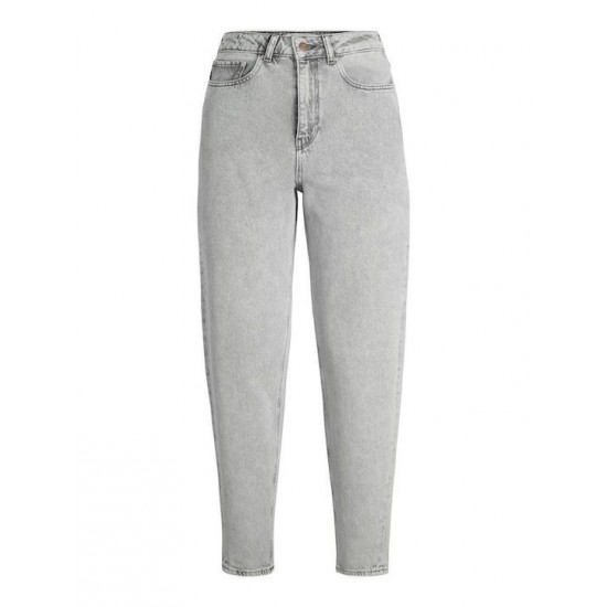 Jack & Jones JJXX Γυναικείο Jean Lisbon Mom Fit High Waist 12236344-Light Grey(Γκρι)