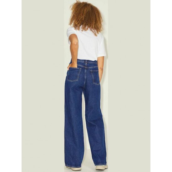 Jack & Jones JJXX Γυναικείο Παντελόνι Jean Tokyo Wide 12203894-Dark Blue (Μπλε)