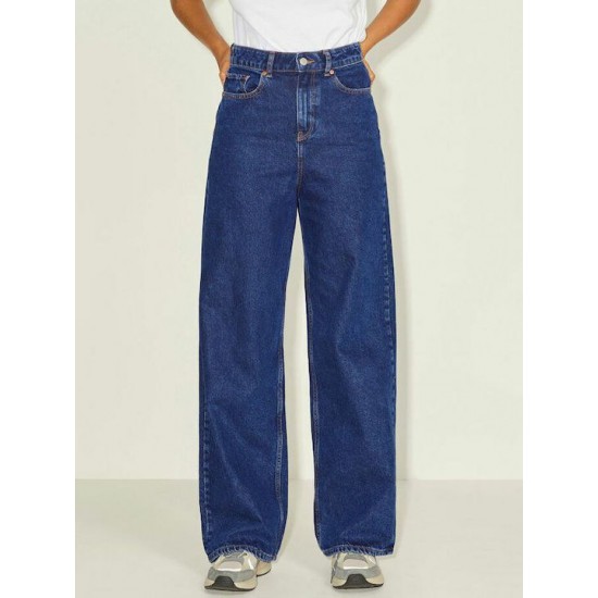 Jack & Jones JJXX Γυναικείο Παντελόνι Jean Tokyo Wide 12203894-Dark Blue (Μπλε)