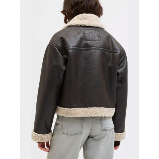 Jack & Jones JJXX Γυναικείο Μπουφάν Aviator Jacket 12278930- Bracken (Καφέ)