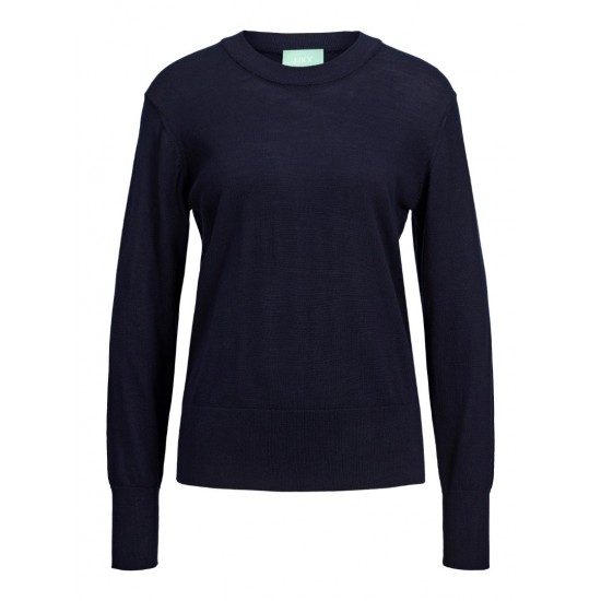 JJXX Γυναικείο Πλεκτό Merino Wool Crew Neck Knit (Navy Blue)