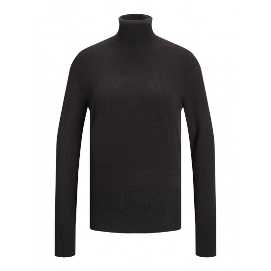 JJXX Γυναικείο Πλεκτό Ζιβάγκο Soft Roll Neck Knit 12201875-Black (Μαύρο)