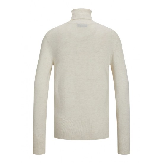 JJXX Γυναικείο Πλεκτό Ζιβάγκο Soft Roll Neck Knit 12201875-Snow White (Λευκό)