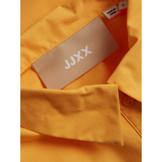 Jack & Jones JJXX Γυναικείο Πουκάμισο Crop JXROE MISSION SL CROPPED SHIRT - 12234997 (Marigold)