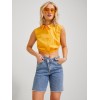 Jack & Jones JJXX Γυναικείο Πουκάμισο Crop JXROE MISSION SL CROPPED SHIRT - 12234997 (Marigold)