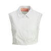 Jack & Jones JJXX Γυναικείο Πουκάμισο Crop JXROE MISSION SL CROPPED SHIRT - 12234997 (White)