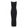 JJXX Jack & Jones Γυναικείο Αμάνικο Φόρεμα Slim Fit Tight Knit Dress 12250077-Black (Μαύρο)