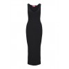 JJXX Jack & Jones Γυναικείο Αμάνικο Φόρεμα Slim Fit Tight Knit Dress 12250077-Black (Μαύρο)