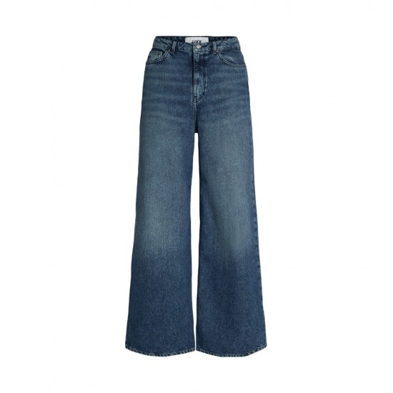 Jack & Jones JJXX Γυναικείο Jean Tokyo Wide Leg High Waist 12259255-Dark Blue Denim