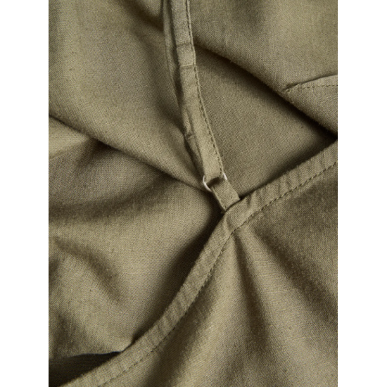 Jack & Jones JJXX Γυναικείο Λινό Φόρεμα JXALMIRA PETRA LINEN BLEND 12294717-Dusty Olive(Λαδί)