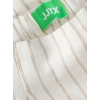 Jack & Jones JJXX Γυναικείο Λινό SHORTS JXALMIRA LINEN BLEND HW 12287707-Blanc de blanc(Εκρού/Ρίγα)