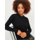 Jack & Jones JJXX Γυναικεία Πλεκτή Μπλούζα Cara Comfy Crew Neck Knit 12255368-Black (Μαύρο)
