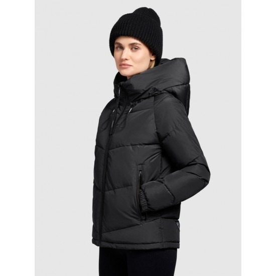 KHUJO Γυναικείο Μπουφάν ESILA4 Quilter Jacket 1156JK233-200 Black (Μαύρο)