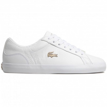 Lacoste Men's Lerond Leather and Synthetic Trainers White
