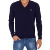 Lacoste Men's Regular Fit V Neck Wool Sweater AH3003 00 166 Marine