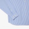 LACOSTE Men's Regular Fit Striped Cotton Shirt CH2936 00 F6Z Light Blue