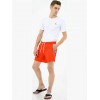 LACOSTE Ανδρικό Σορτς Μαγιό Bolded Logo Μεσαίου Μήκους MH9386 00 F8M Πορτοκαλί