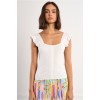 LILI SIDONIO Basic Knit Top TL510EE-White(Λευκό)