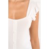 LILI SIDONIO Basic Knit Top TL510EE-White(Λευκό)