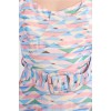 LILI SIDONIO Belted Maxi Woven Dress with Geometric Print TL496EE-Multi Colour