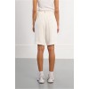 LILI SIDONIO Fluid Bermuda shorts GL725EE-White(Λευκό)