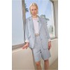 LILI SIDONIO Fluid Bermuda shorts GL725EE-Light Blue(Γαλάζιο)