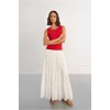 LILI SIDONIO Knitted Tank Top LAL237EP-Red(Κόκκινο)