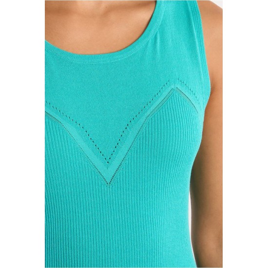 LILI SIDONIO Knitted Tank Top LAL237EP-Lilac(Τιρκουάζ)