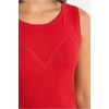 LILI SIDONIO Knitted Tank Top LAL237EP-Red(Κόκκινο)