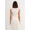 LILI SIDONIO Knitted Tank Top LAL237EP-Off White(Λευκό)