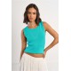 LILI SIDONIO Knitted Tank Top LAL237EP-Lilac(Τιρκουάζ)