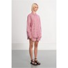LILI SIDONIO Oversized Shirt in Red Striped Cotton LAL579BEE-Red(Κόκκινο)