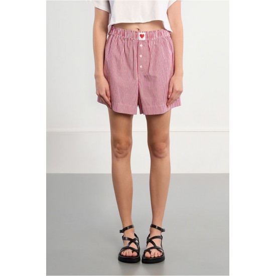 LILI SIDONIO Boxer Shorts Red Striped LALS132BEE-Red(Κόκκινο)