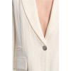 LILI SIDONIO Woven Blazer Straight Fit GLF101EE-White(Λευκό)