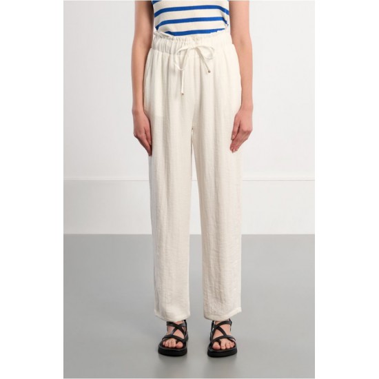 LILI SIDONIO WOVEN PANTS STRAIGHT FIT GL724EE-Off White