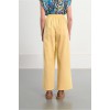 LILI SIDONIO Wide-Leg Woven Pants High Waist ML72EP-Yellow(Κίτρινο)