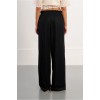 LILI SIDONIO Knitted Wide Pants GL714BEE-Black(Μαύρο)