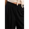 LILI SIDONIO Knitted Wide Pants GL714BEE-Black(Μαύρο)