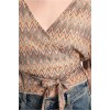 LILI SIDONIO Knitted Top Κρουαζέ GL712AEE-Beige