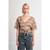 LILI SIDONIO Knitted Top Κρουαζέ GL712AEE-Beige