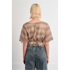 LILI SIDONIO Knitted Top Κρουαζέ GL712AEE-Beige
