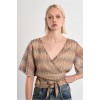 LILI SIDONIO Knitted Top Κρουαζέ GL712AEE-Beige