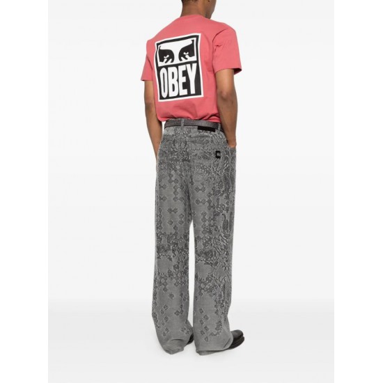 OBEY Eyes Icon 2 Tee Ανδρικό T-Shirt Regular Fit 165262142-Mineral Red(Σάπιο Μήλο)