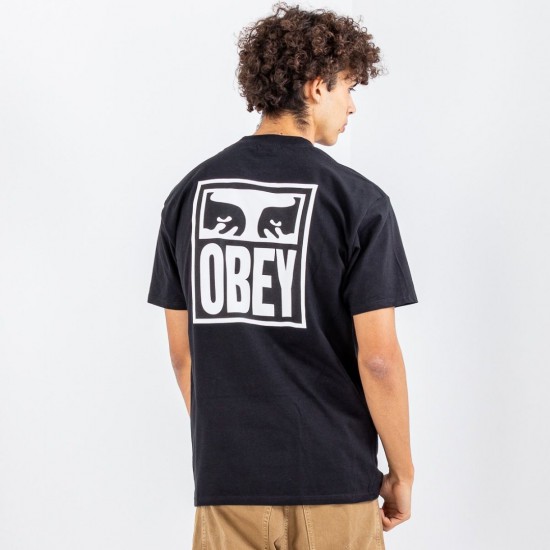OBEY Eyes Icon 2 Tee Ανδρικό T-Shirt Regular Fit 165262142-Black(Μαύρο)
