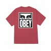 OBEY Eyes Icon 2 Tee Ανδρικό T-Shirt Regular Fit 165262142-Mineral Red(Σάπιο Μήλο)