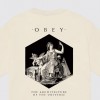 OBEY Ανδρικό T-Shirt Architecture Of The Universe Tee Regular Fit 165264332-Cream(Κρεμ)